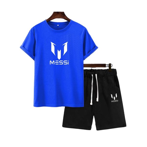 Printed Half Sleeves Cotton Jersey Summer Tracksuit For Boys & Girls
