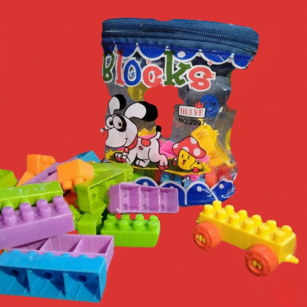 Building Blocks Toy Pack For Kids – 72 Pieces Multicolor Blocks