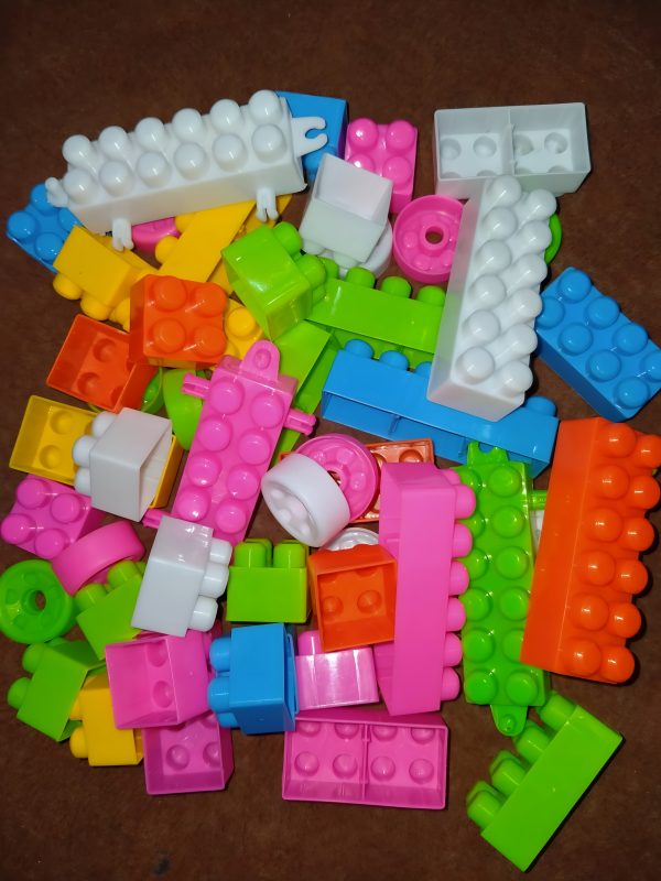 Building Blocks Toy Pack For Kids – 72 Pieces Multicolor Blocks