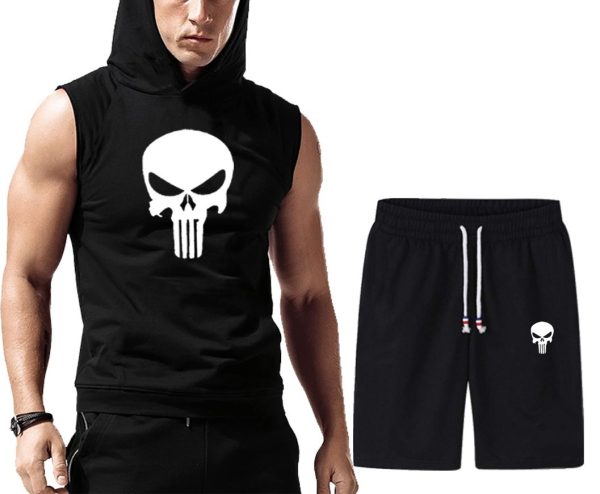 Men’s Quick Dry Hooded+short Vest